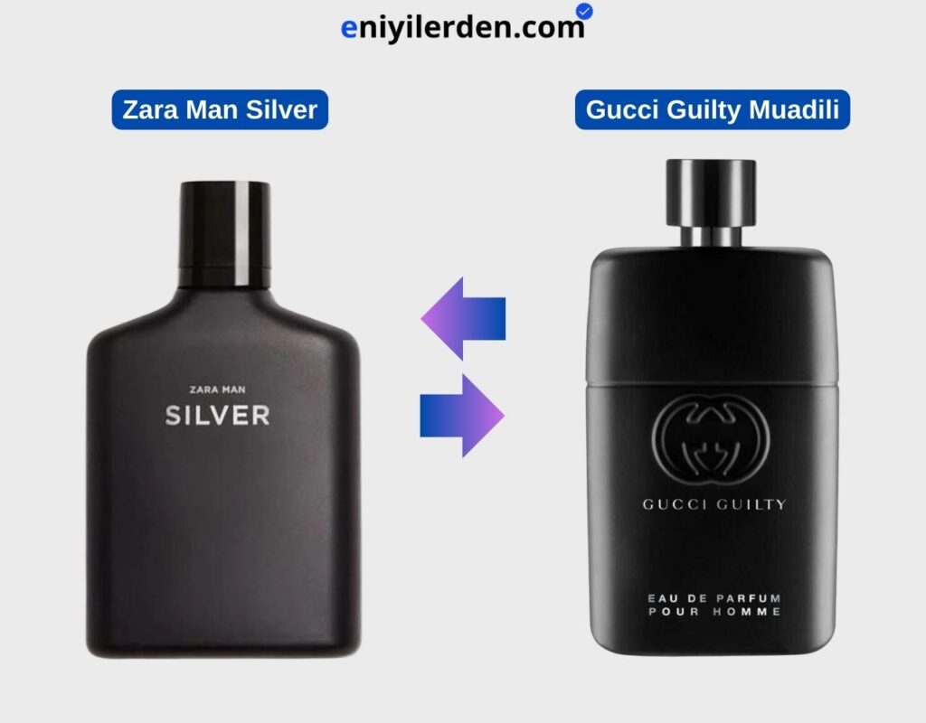 Zara Man Silver - Gucci Guilty Muadili