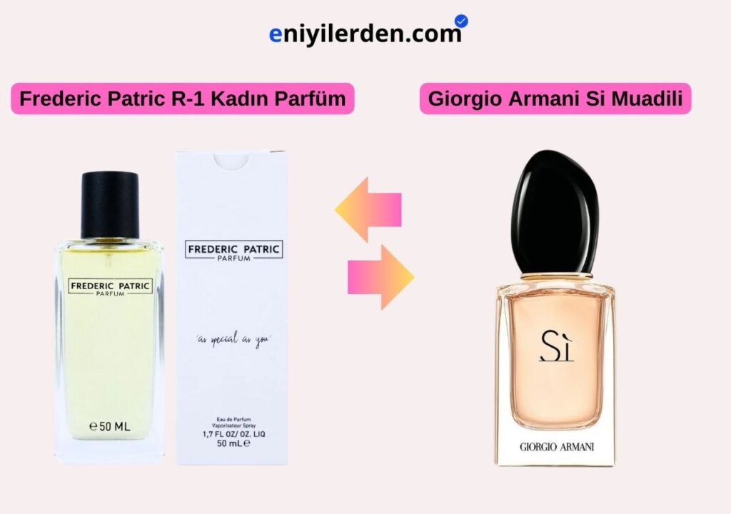 Frederic Patric R-1 Kadın Parfüm - Giorgio Armani Si Muadili