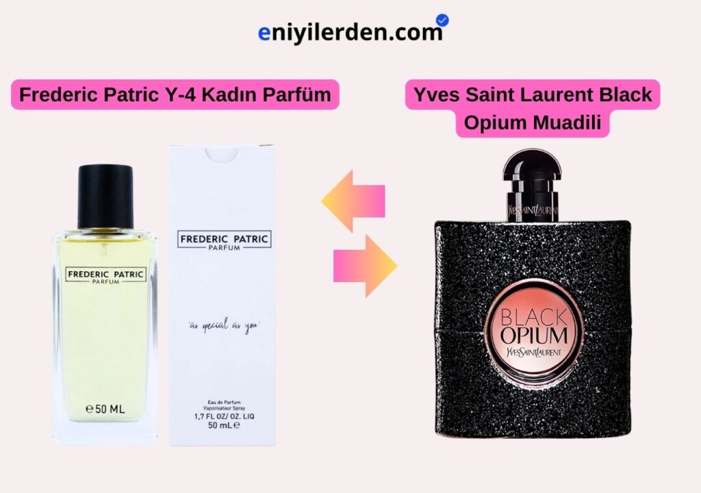 Frederic Patric Y-4 Kadın Parfüm - Yves Saint Laurent Black Opium Muadili