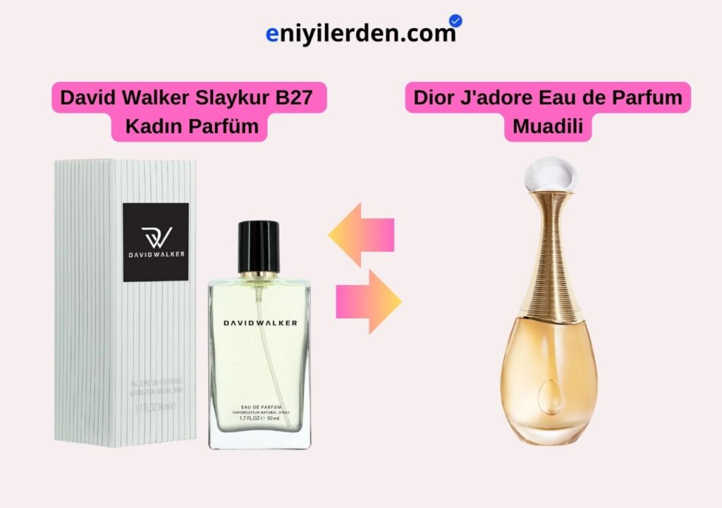 David Walker Slaykur B27 - Dior J'adore Eau de Parfum Muadili