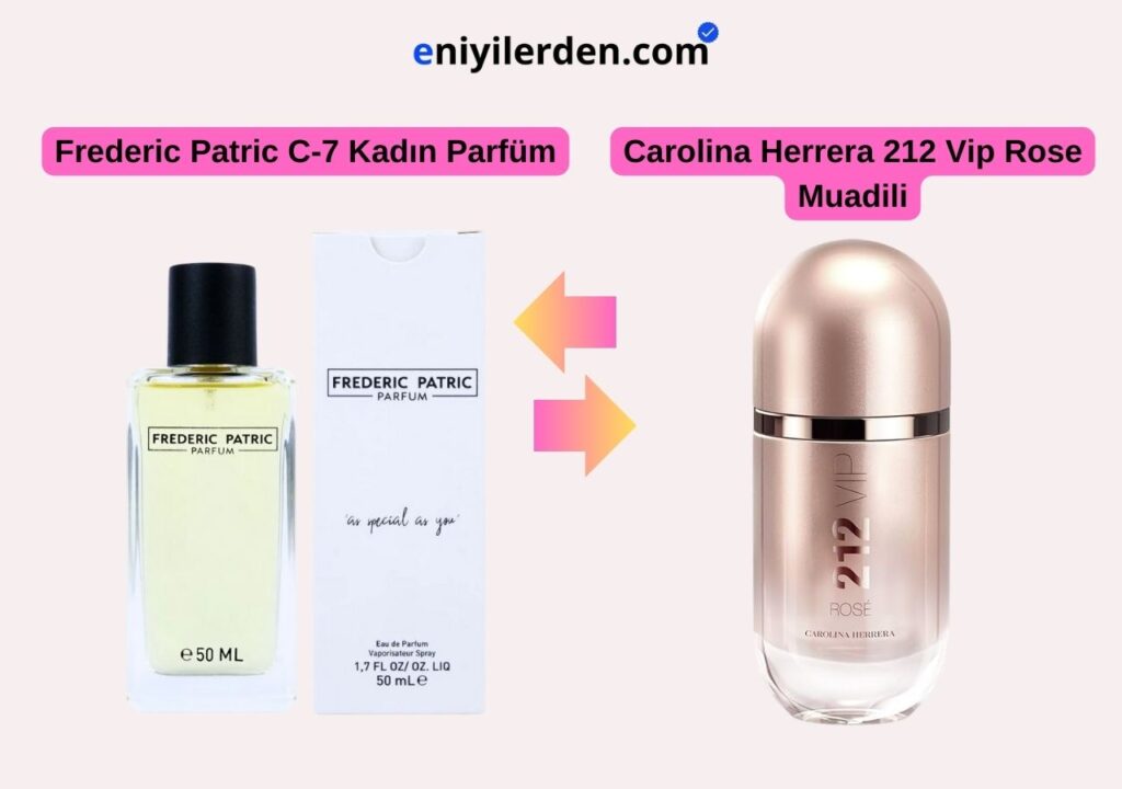 Frederic Patric C-7 Kadın Parfüm - Carolina Herrera 212 Vip Rose Muadili