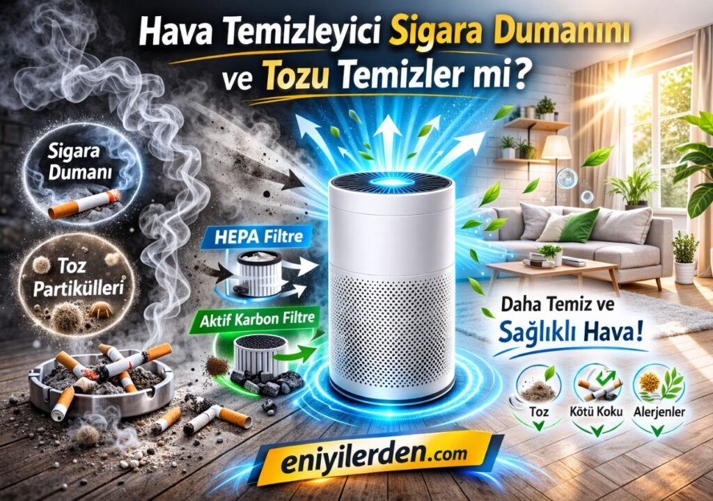 Hava Temizleyici Sigara Dumanını ve Tozu Temizler mi?