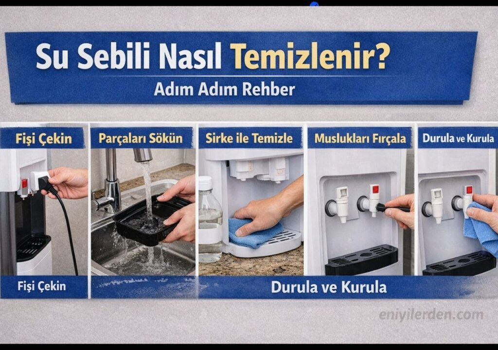 Su Sebili Nasıl Temizlenir? Adım Adım Rehber