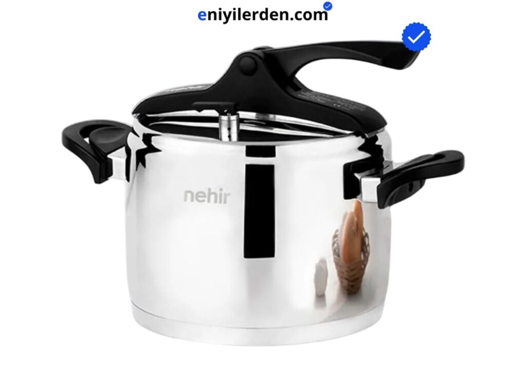 Nehir Silver Trend Klasik Düdüklü Tencere 4 L