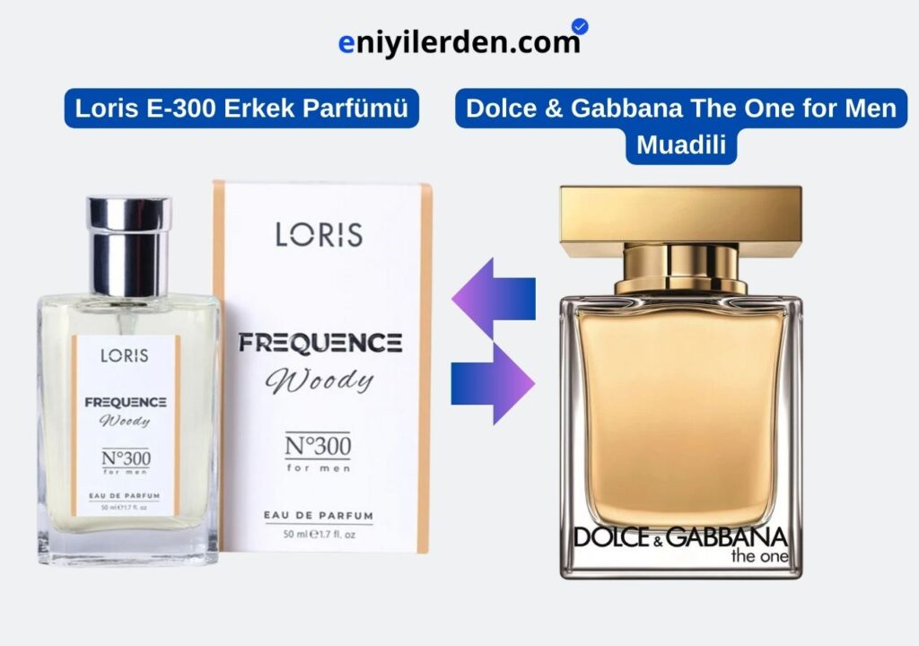 Loris E-300 Erkek Parfümü - Dolce & Gabbana The One for Men Muadili