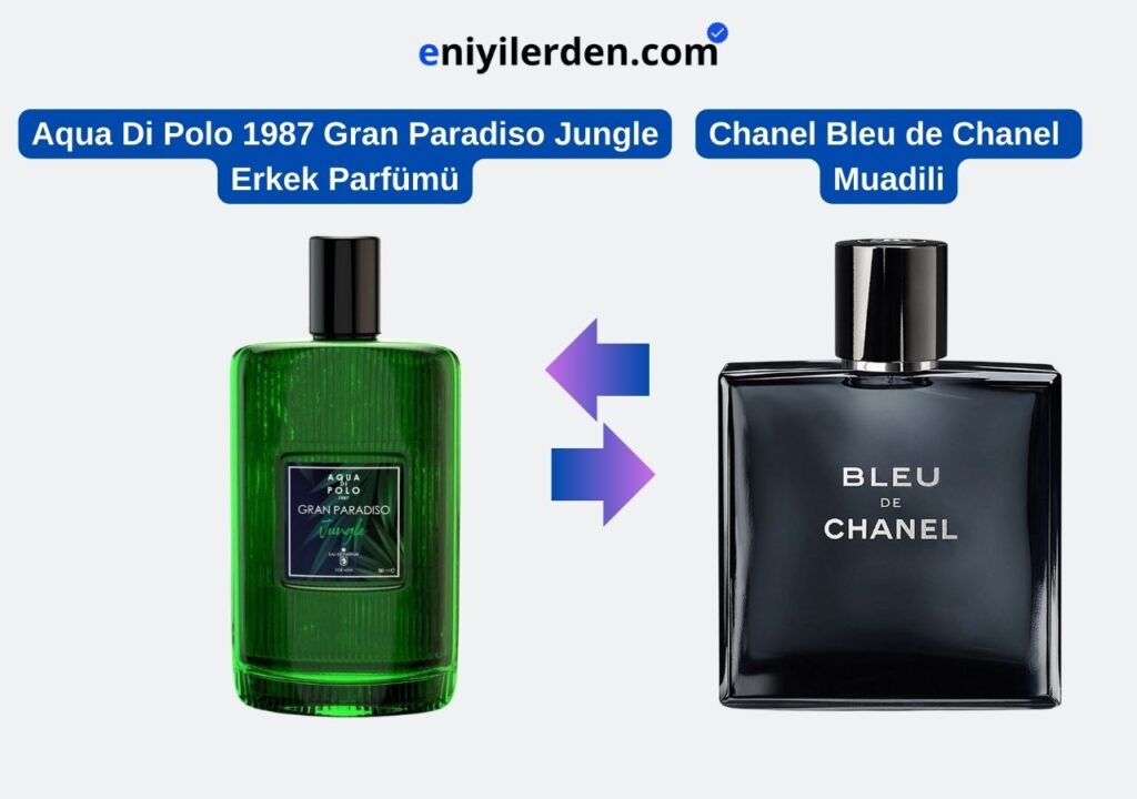 Aqua Di Polo 1987 Gran Paradiso Jungle Erkek Parfümü - Chanel Bleu de Chanel Muadili