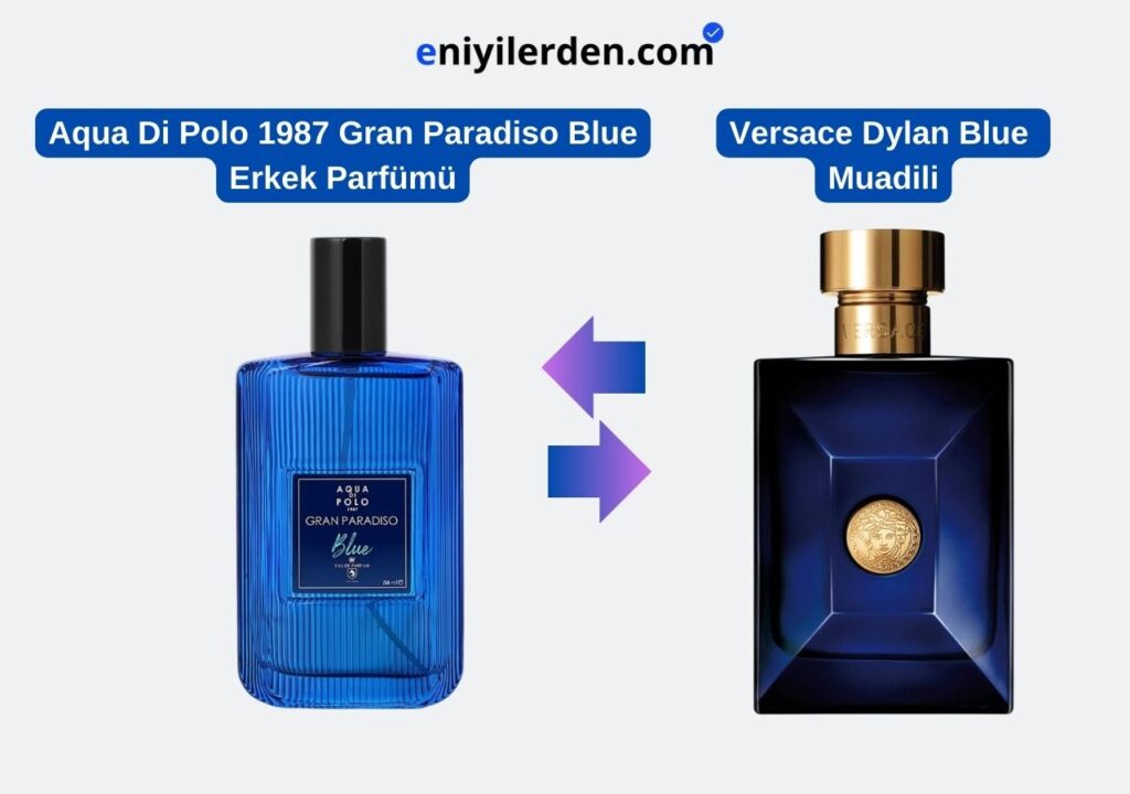 Aqua Di Polo 1987 Gran Paradiso Blue Erkek Parfümü - Versace Dylan Blue Muadili