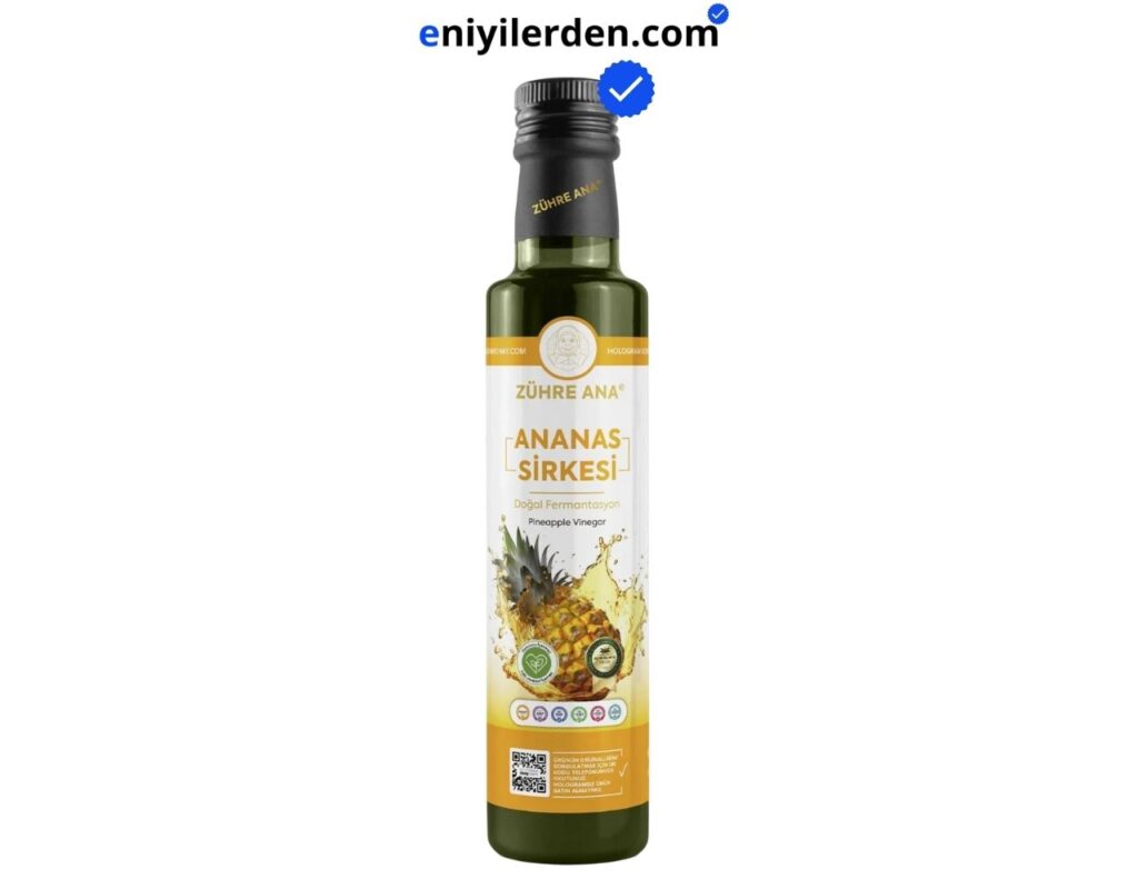 Zühre Ana Ananas Sirkesi Doğal Fermantasyon