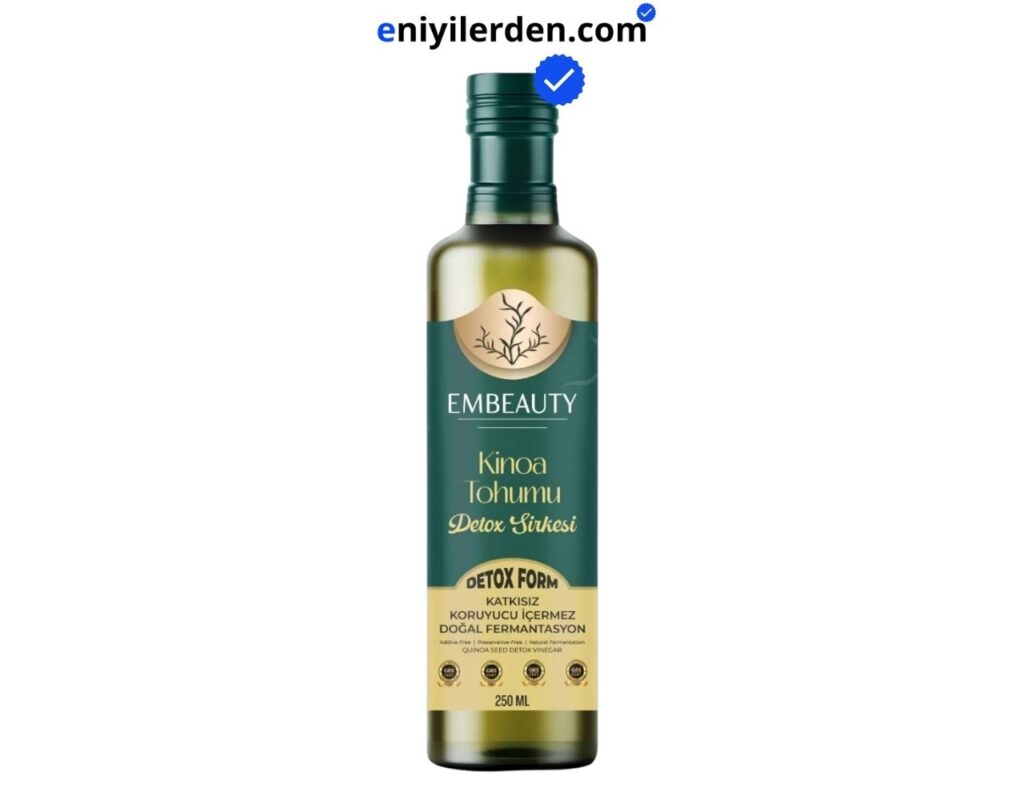 Embeauty Ödem Atmaya Yardımcı Doğal Kinoa Tohumu Detox Sirkesi