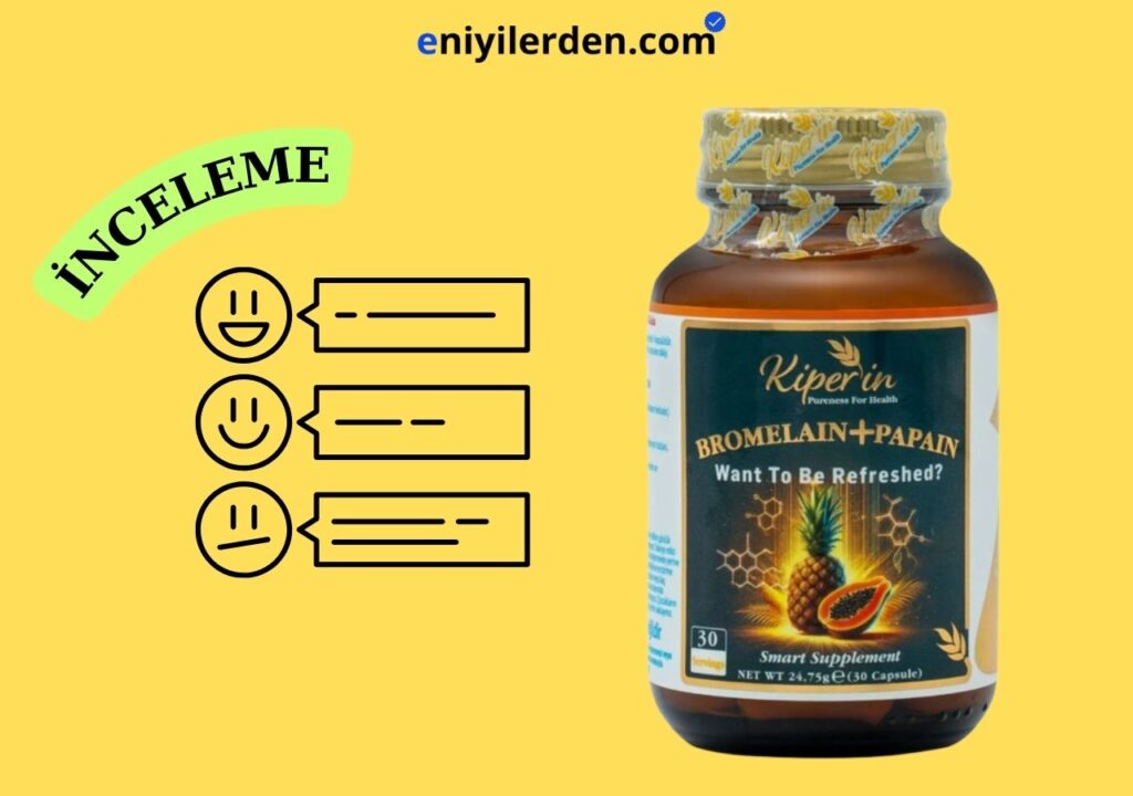 Kiperin Bromelain Kapsül