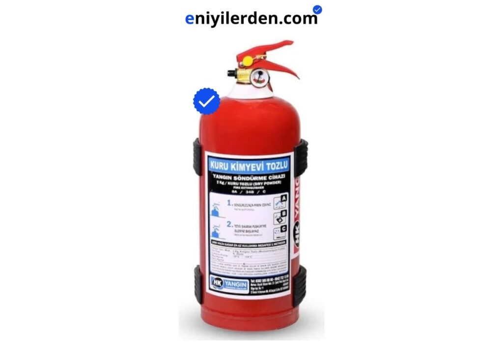 HK 1 KG Kuru Kimyevi Tozlu Yangın Söndürme Tüpü