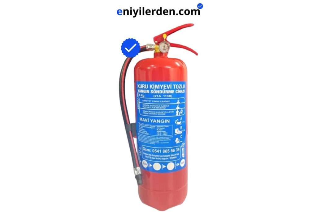 Yefsan 6 KG Tozlu Yangın Söndürme Tüpü