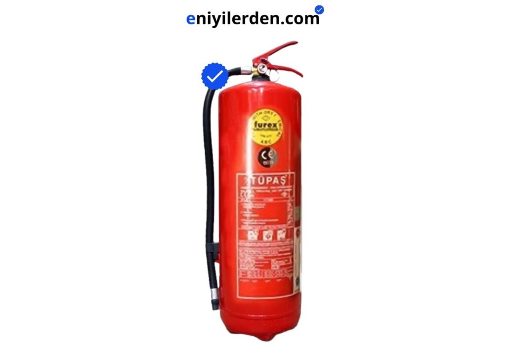 Tüpaş 6 KG Kuru Kimyevi Tozlu Yangın Tüpü
