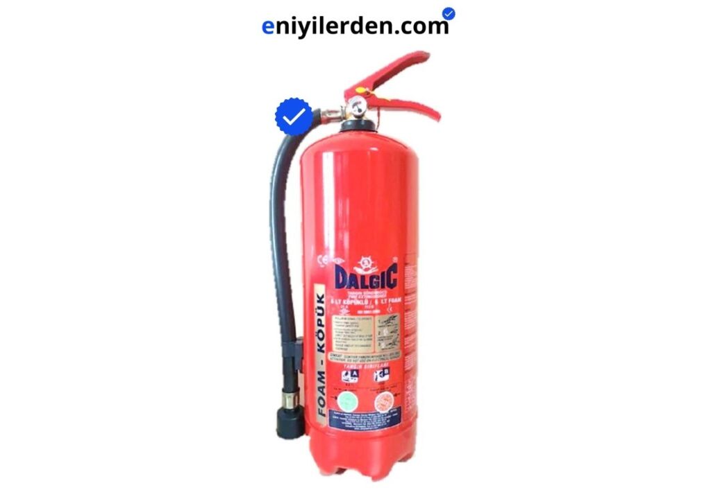 Dalgıç 6 KG Köpüklü Yangın Söndürme Tüpü