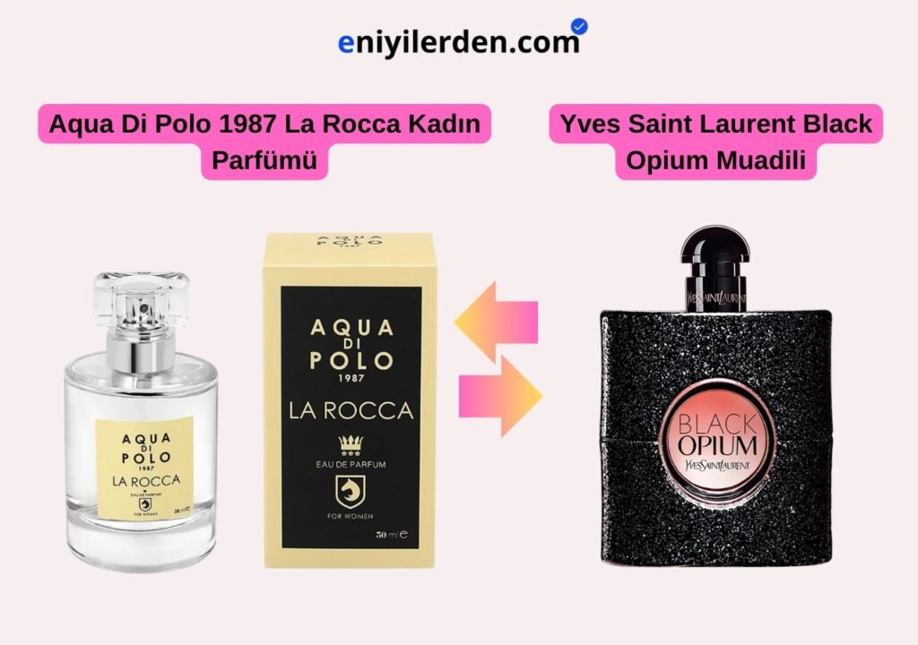 Aqua Di Polo 1987 La Rocca Kadın Parfümü - Yves Saint Laurent Black Opium Muadili
