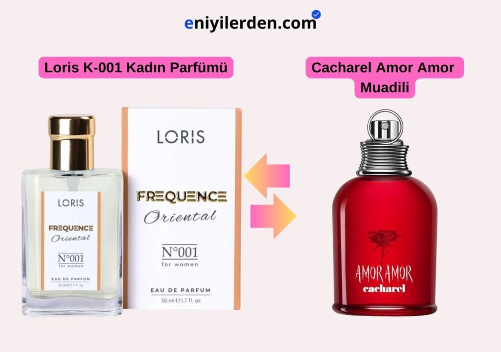 Loris K-001 Kadın Parfümü - Cacharel Amor Amor Muadili