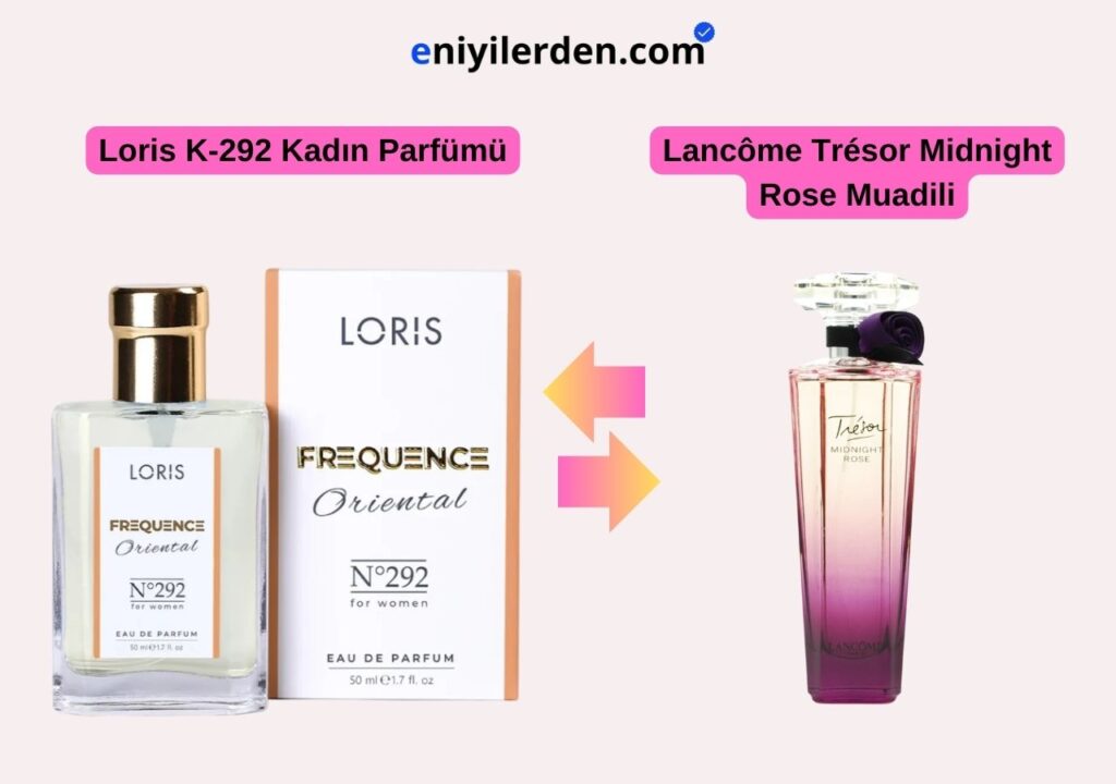 Loris K-292 Kadın Parfümü - Lancôme Trésor Midnight Rose Muadili