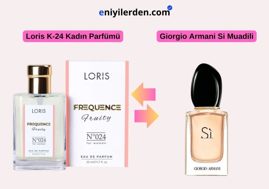 Loris K-24 Kadın Parfümü - Giorgio Armani Si Muadili