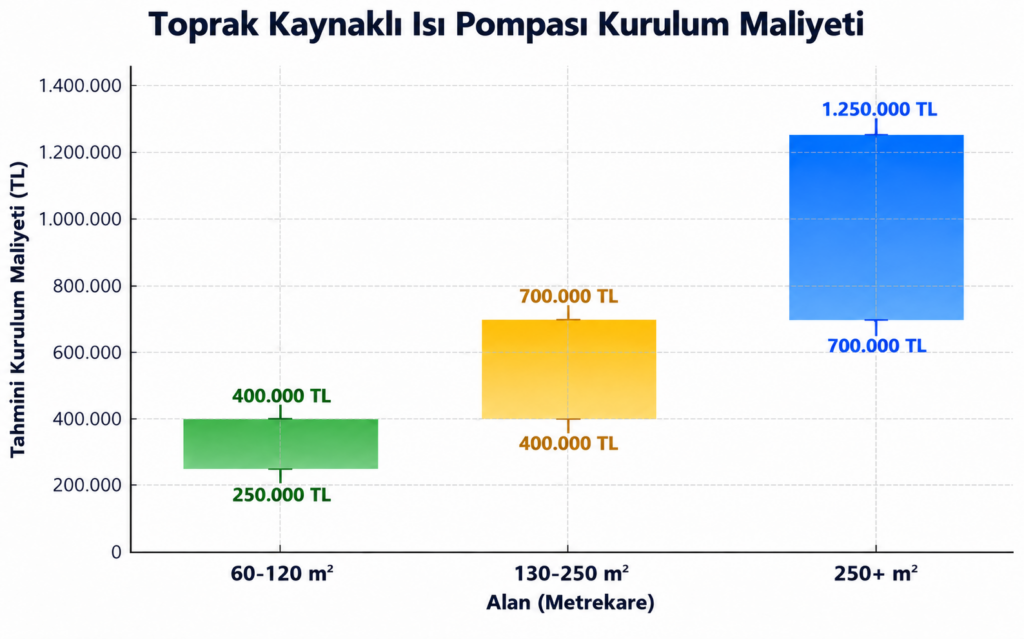 Toprak Kaynaklı Isı Pompası Kurulum Maliyeti