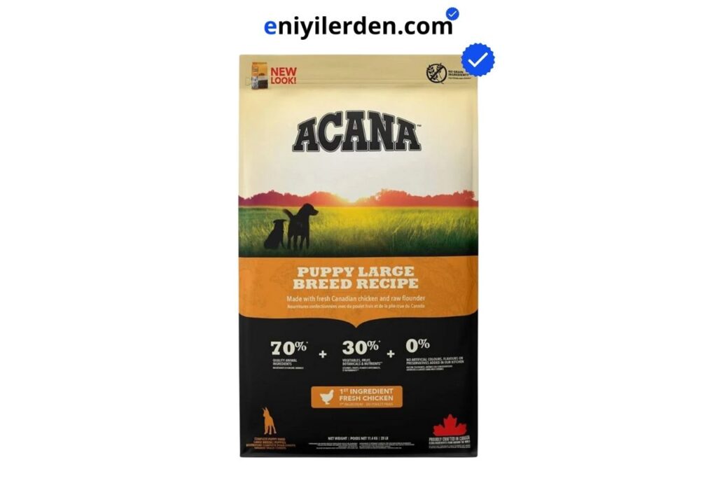 Acana Heritage Puppy Large Breed Büyük Irk Tahılsız Yavru Köpek Maması