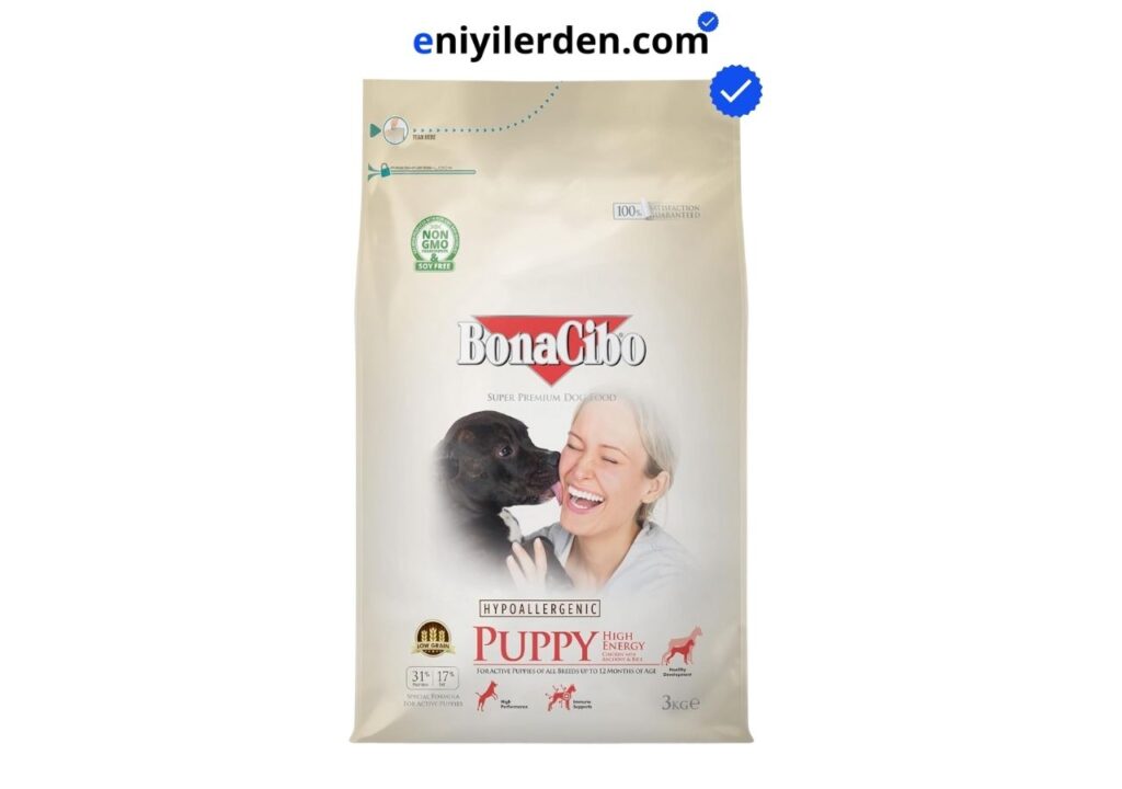 Bonacibo Puppy Yüksek Enerjili Yavru Köpek Maması