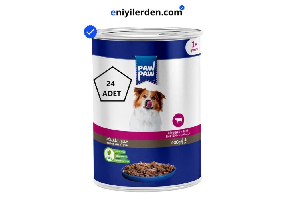 Paw Paw Jöleli Biftekli Yetişkin Köpek Konservesi