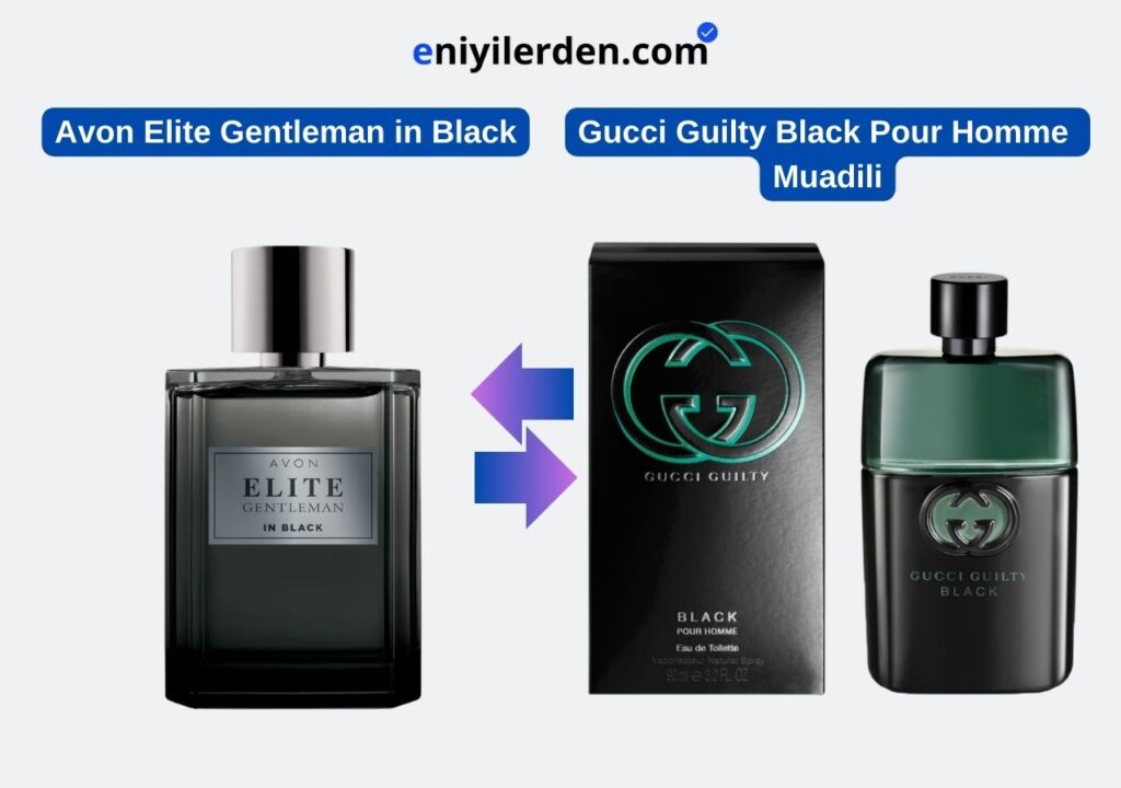 Avon Elite Gentleman in Black – Gucci Guilty Black Pour Homme Muadili