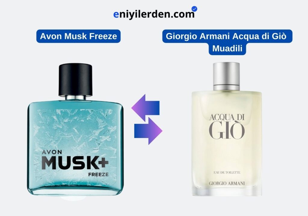Avon Musk Freeze – Giorgio Armani Acqua di Giò Muadili