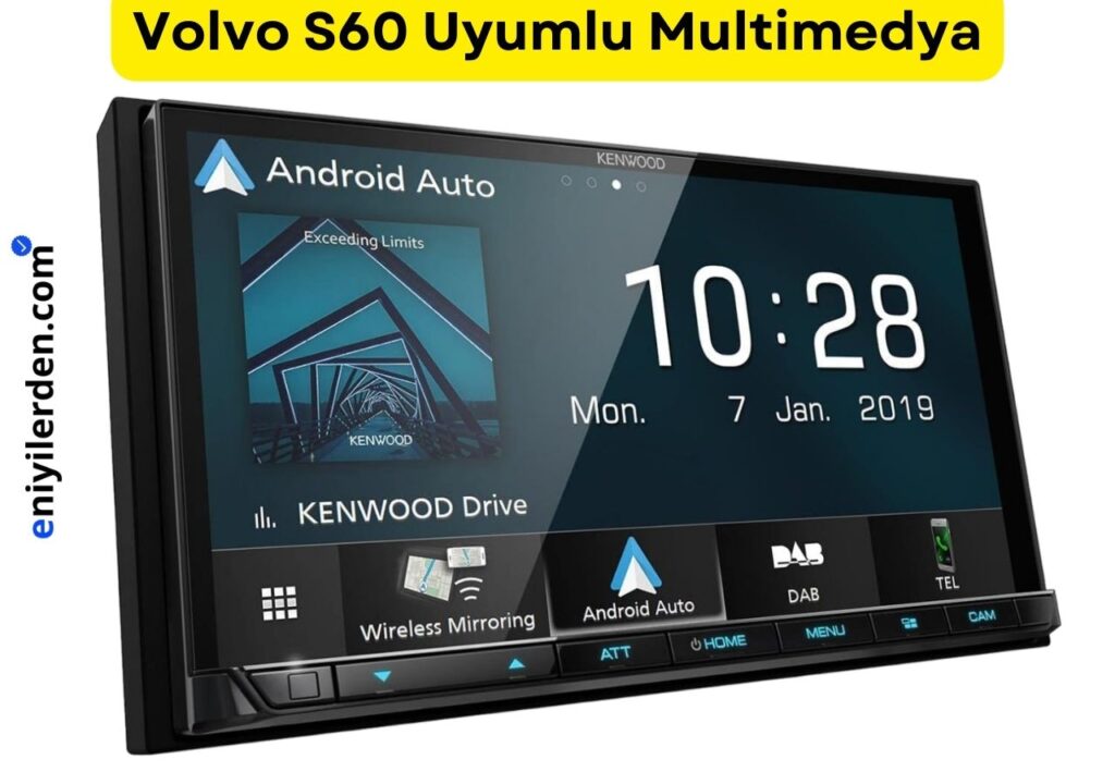 Volvo S60 İçin Tavsiye Edilen Multimedya – Kenwood DMX8019DABS