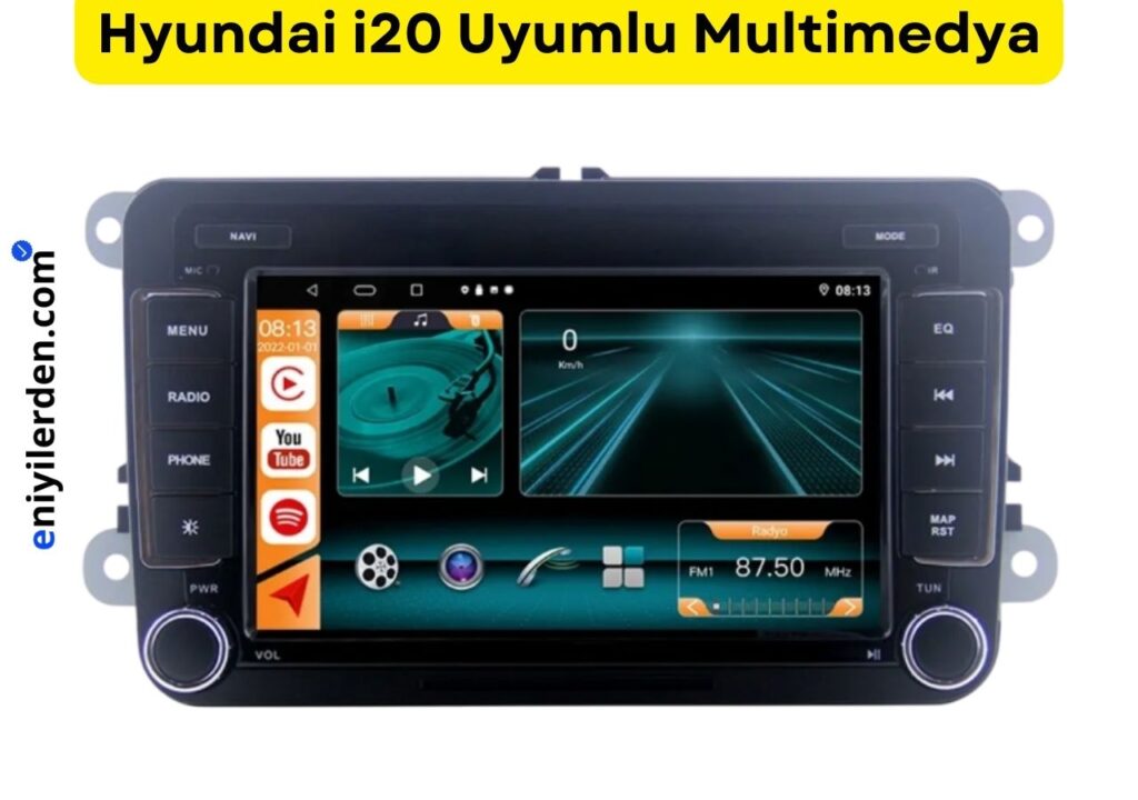 Hyundai i20 İçin Tavsiye Edilen Multimedya – Navimex NAV-9902 HD