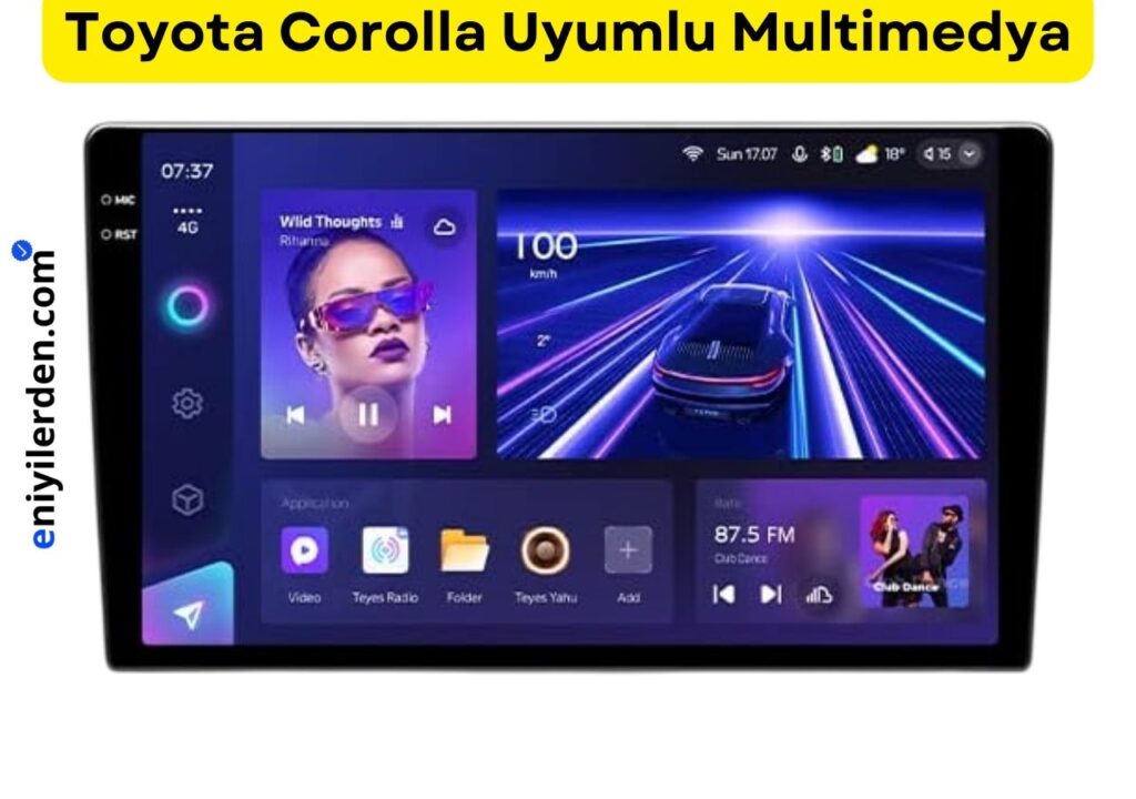 Toyota Corolla Uyumlu Multimedya – Teyes CC3
