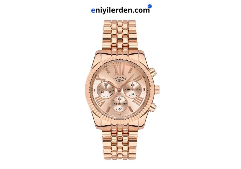 Aqua Di Polo 1987 Kadın Metal Rose Gold Kol Saati APWS012503