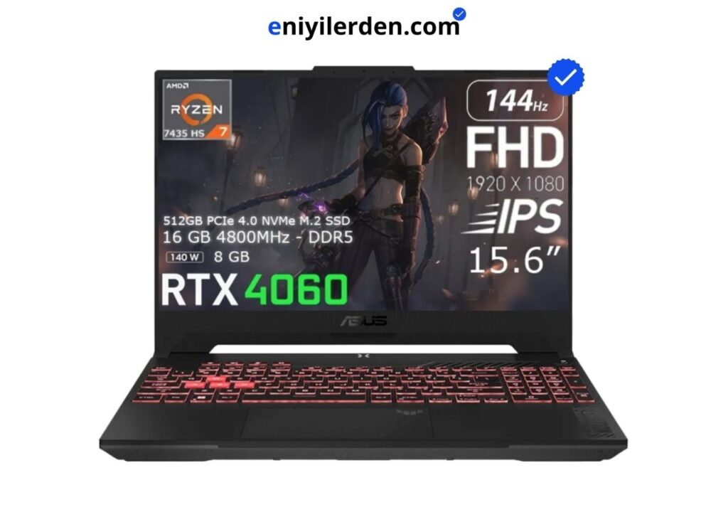 Asus TUF Gaming A15 FA507NVR-LP147 (Ryzen 7 7435HS, RTX 4060, 16GB RAM, 512GB SSD, 15.6”)