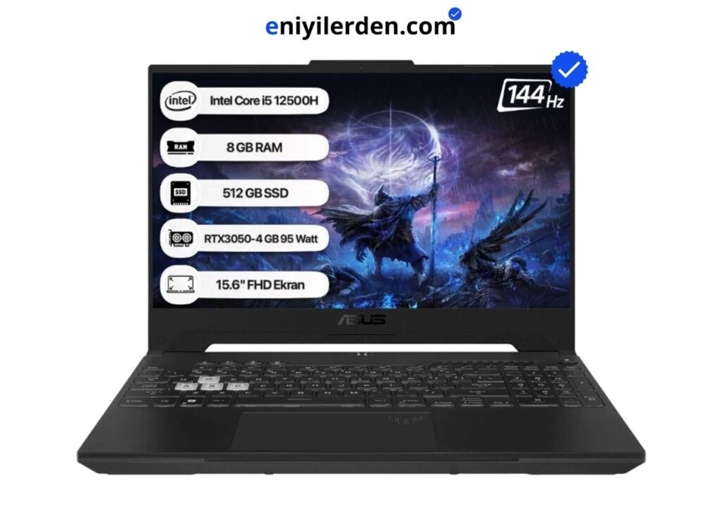 Asus TUF Gaming F15 FX507ZC4-HN158 (i5-12500H, RTX 3050, 8GB RAM, 512GB SSD, FHD)