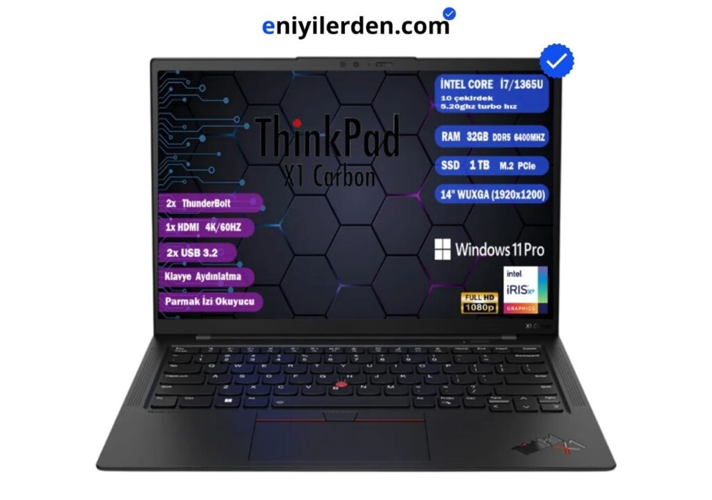 Lenovo ThinkPad X1 Carbon G11 (i7-1365U, 32GB RAM, 1TB SSD, Windows 11 Pro)