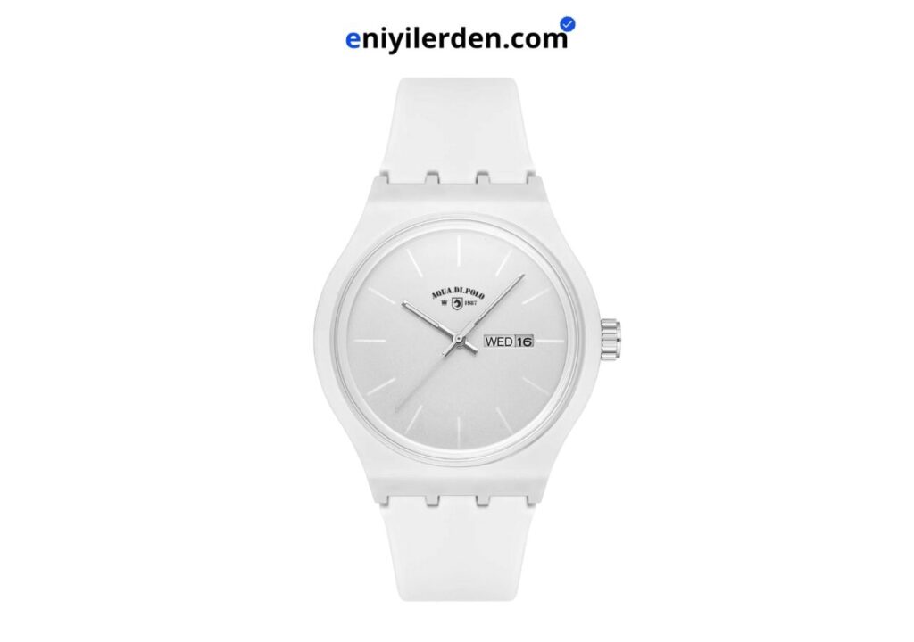 Aqua Di Polo 1987 Beyaz Unisex Silikon Kol Saati APWR031803
