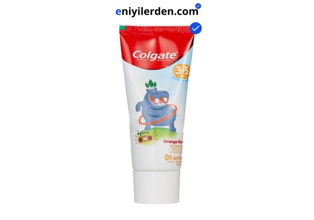 Çocuk Diş Macunu - Colgate 3-5 Yaş Portakal Aromalı Florürsüz Çocuk Diş Macun