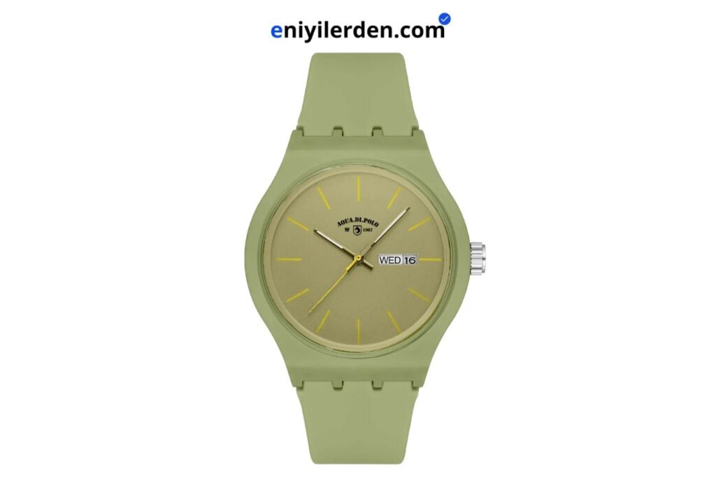 Aqua Di Polo 1987 Yeşil Unisex Silikon Kol Saati APWR031804