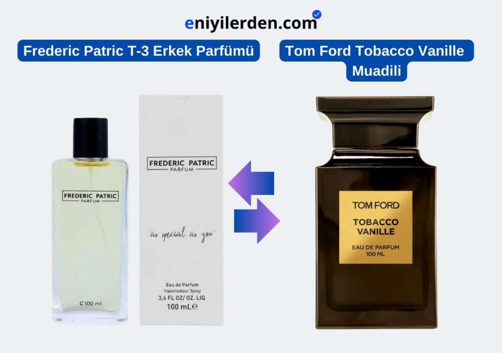 Frederic Patric T-3 Erkek Parfümü – Tom Ford Tobacco Vanille Muadili