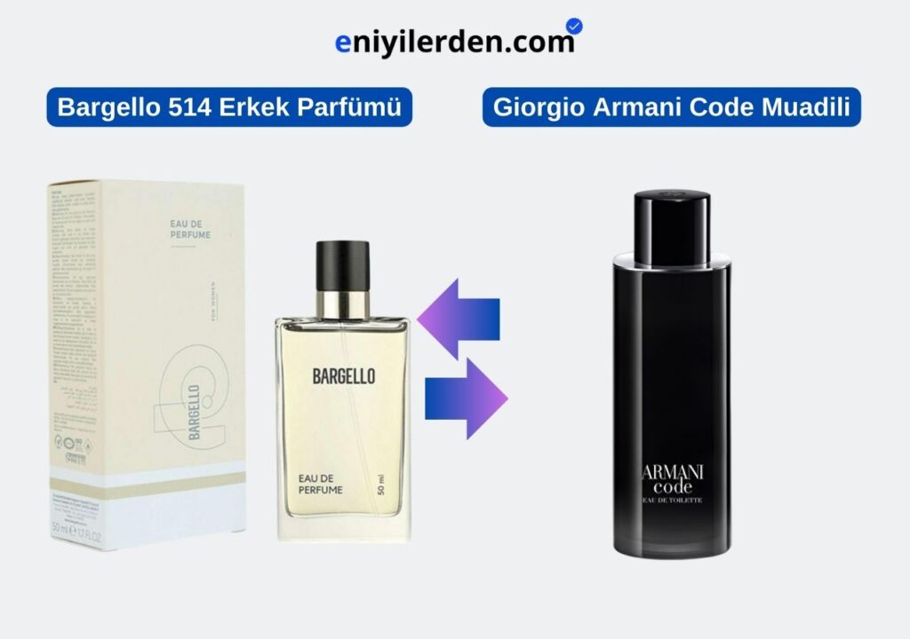 Bargello 514 Erkek Parfümü – Giorgio Armani Code Muadili