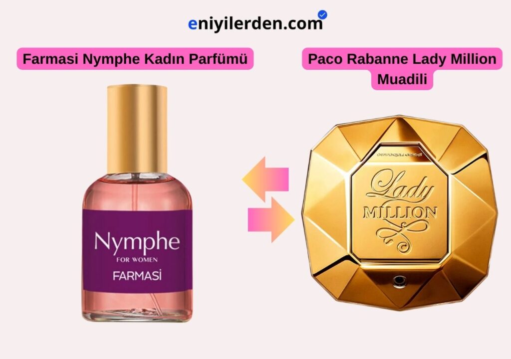 Farmasi Nymphe Kadın Parfümü – Paco Rabanne Lady Million Muadili