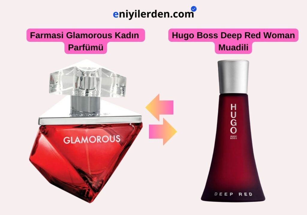 Farmasi Glamorous Kadın Parfümü – Hugo Boss Deep Red Woman Muadili