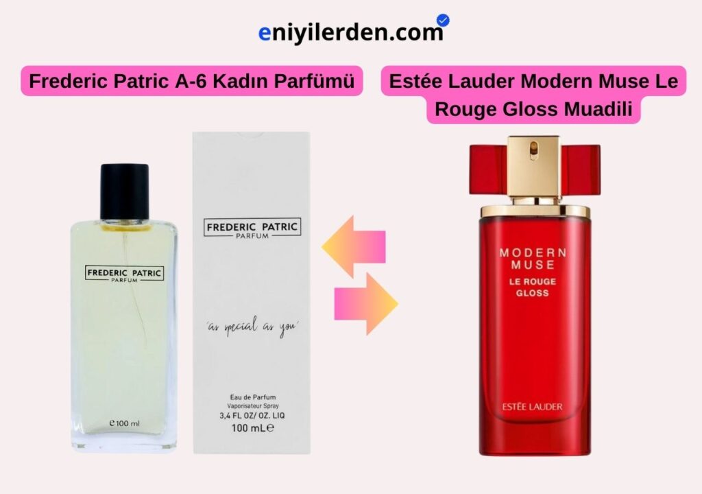 Frederic Patric A-6 Kadın Parfümü – Estée Lauder Modern Muse Le Rouge Gloss Muadili