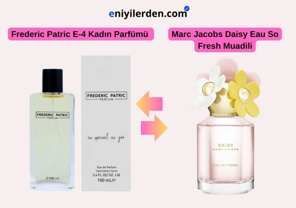 Frederic Patric E-4 Kadın Parfümü – Marc Jacobs Daisy Eau So Fresh Muadili