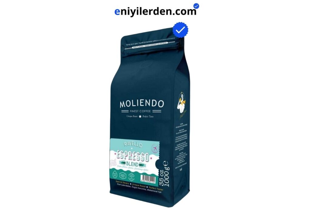 Moliendo Ravello Espresso Blend Çekirdek Filtre Kahve