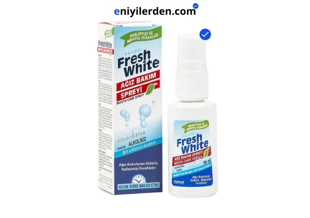 Fresh White Koku Giderici ve Önleyici Ağız Bakım Spreyi