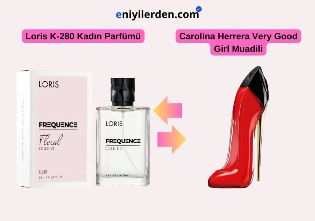 Loris K-280 Kadın Parfümü – Carolina Herrera Very Good Girl Muadili