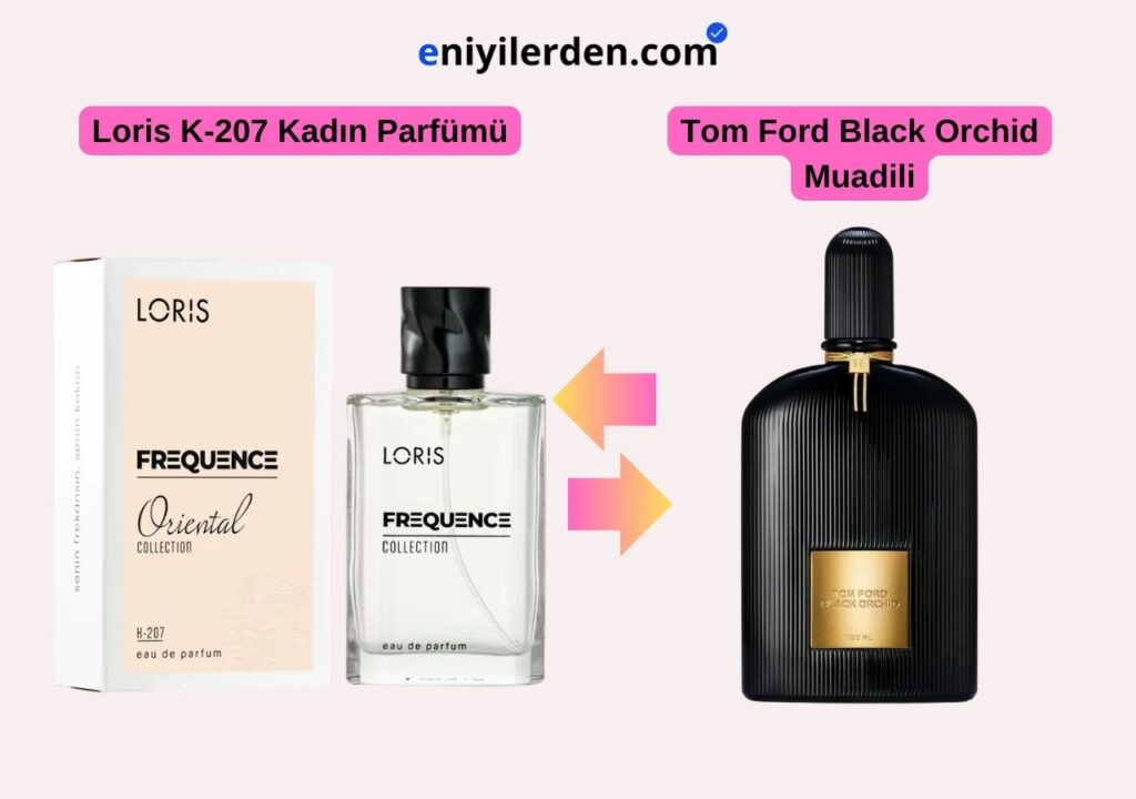 Loris K-207 Kadın Parfümü – Tom Ford Black Orchid Muadili