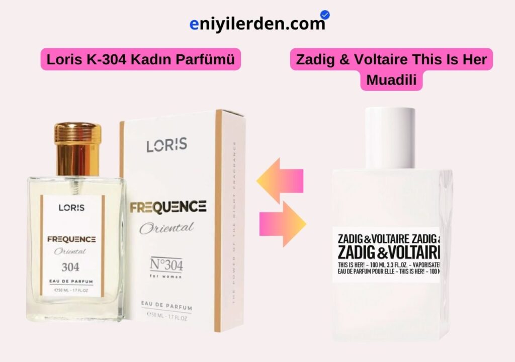 Loris K-304 Kadın Parfümü – Zadig & Voltaire This Is Her Muadili