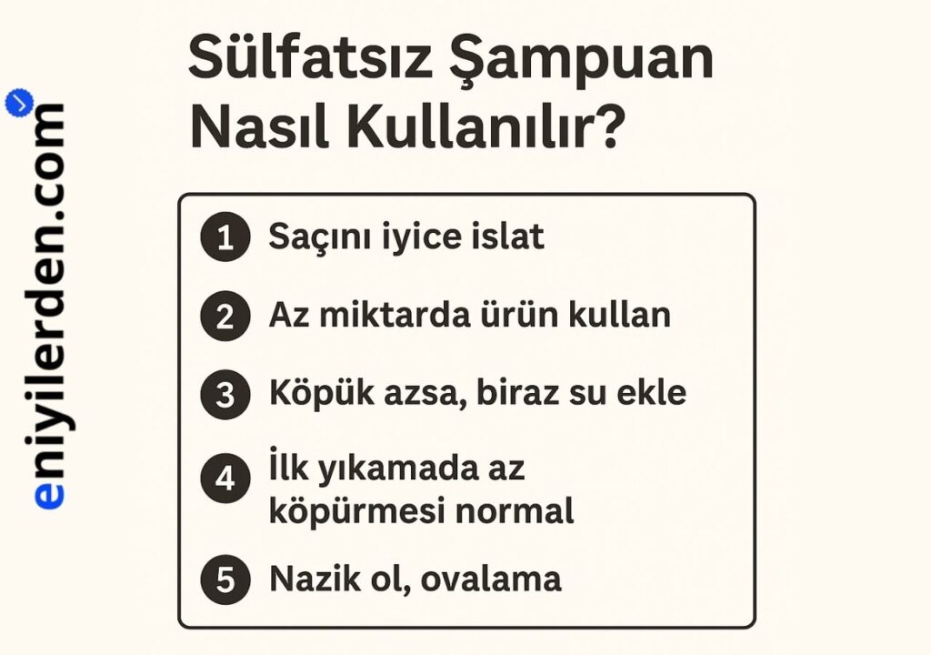 sülfatsız şampuan kullanımı